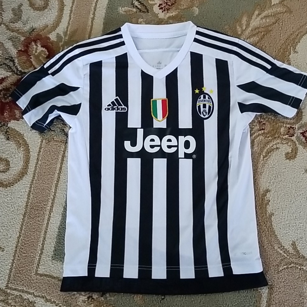 POGBA #10 Adidas soccer jersey sz YT/SMALL.